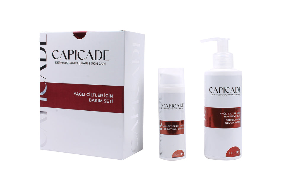 Capicade Yağlı Ciltler İçin Bakım Seti