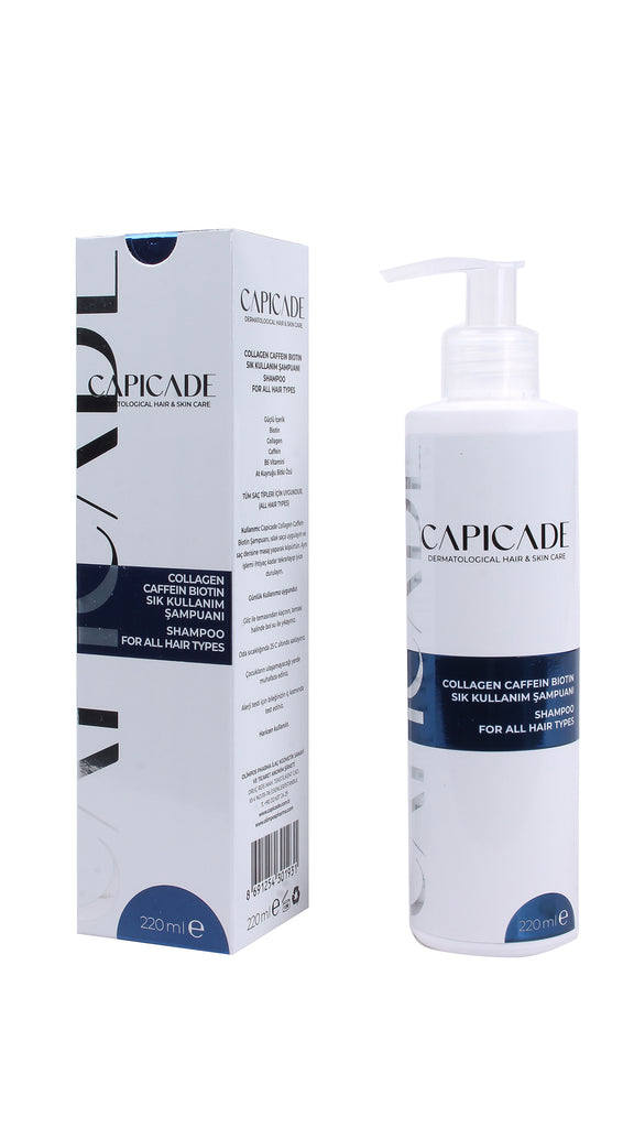 Capicade Collagen Caffein Biotin Sık Kullanım Şampuanı 220ml
